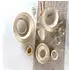 Ritzenhoff & Breker Servierplatte 31cm 2er Set Sahara creme