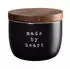 ASA hey! Marmeladendose made by heart schwarz 0,25l