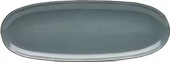 Van Well Urban Servierplatte 34x12,5cm Steinzeug grau, 4er-Set (1940096)