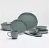 Van Well Urban Servierplatte 34x12,5cm Steinzeug grau, 4er-Set (1940096)
