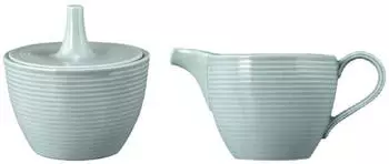 Seltmann Weiden Beat Arktisblau Zuckerdose + Milchkännchen 2 tlg. Set
