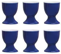 Ritzenhoff & Breker DOPPIO Eierbecher 6er Set - Indigo Blau