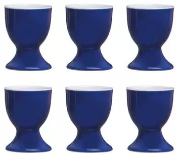 Ritzenhoff & Breker Flirt by R&B Eierbecher 6er Set Doppio indigo-blau