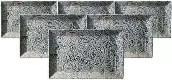 Ritzenhoff & Breker Servierplatte 23 x 34cm 6er Set Luigi