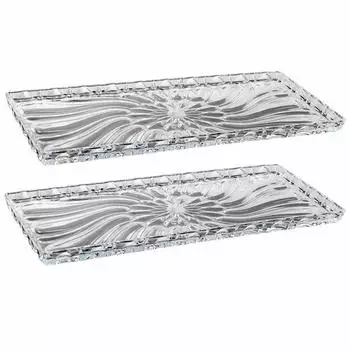 Westmark Stollen- und Kuchenplatten 2er-Set, Kunststoff, transparent (344022E3)