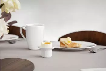 Villeroy & Boch Royal Eierbecher wei&szlig; &oslash; 7 cm 6er Set