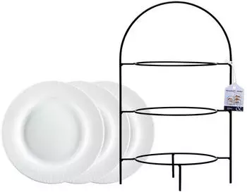Ritzenhoff & Breker Tj&auml;na Etag&egrave;re mit Teller 3-stufig