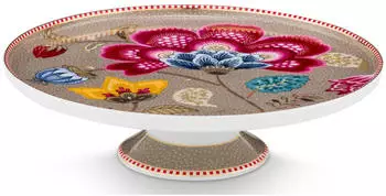 PiP Studio Blooming Tales Fantasy Khaki mini Kuchenplatte 21cm