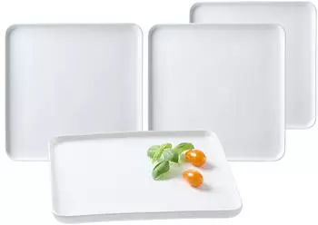 Ritzenhoff & Breker Servierplatte quadratisch 25cm 4er Set Skagen