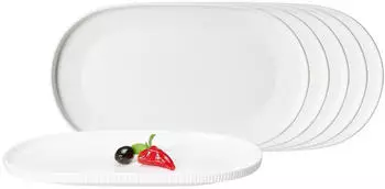 Ritzenhoff & Breker Servierplatte 28,5x16,5cm 6er Set Kelly
