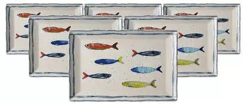 Ritzenhoff & Breker Servierplatte 20 x 30cm 6er Set Maro