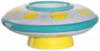 Leonardo 6er-Set Eierbecher Avventura Weltall Keramik Bunt