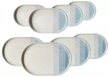 Ritzenhoff & Breker Trio Servierplatten-Set 8-teilig - Blau
