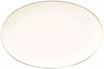 Seltmann Weiden Savona Servierplatte 31,3 x 21,1 cm Goldlinie