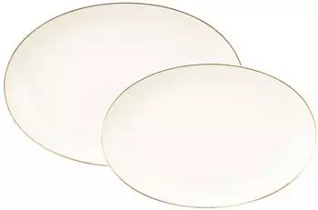 Seltmann Weiden Savona Servierplatten-Set 2-teilig Goldlinie