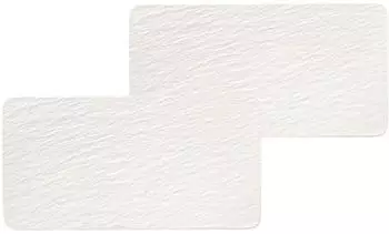 Villeroy & Boch Servierplatten Manufacture Rock 2er Set, wei&szlig; wei&szlig;