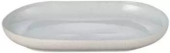 Blomus Sablo Servierplatte oval 30x18cm hellgrau (64380)