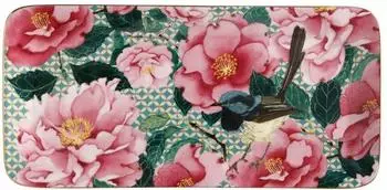 Maxwell & Williams TC Silk Road Servierplatte eckig 25x12cm, Porzellan, blau (HV0174)