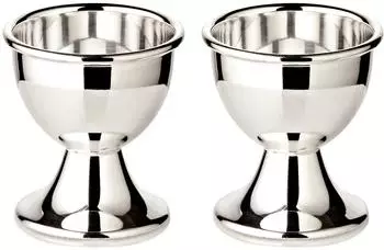 Edzard Classo Eierbecher schwerversilbert, 5cm, 2er-Set (4242)
