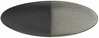 Maxwell & Williams Umi Servierplatte, Porzellan, grau-schwarz, 36cm (AX0585)