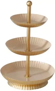 Boltze Clio Etagere dreistufig, 40,5cm, Metall