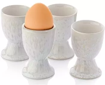 S&auml;nger Eierbecher-Set Korfu 4-teilig, Steingut, creme (800001105628)