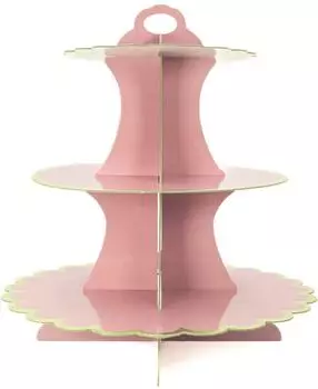 Intirilife Etagere Tortenst&auml;nder Pappe, 3-stufig (IL-100792)