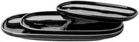 M&auml;ser SERVIERPLATTEN-SET Schwarz