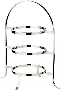 Edzard Telleretagere Sina 3 Etagen, schwerversilbert, H 42cm (4435)