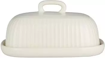 IB Laursen Mynte Butterdose Keramik, cream (2025-82)