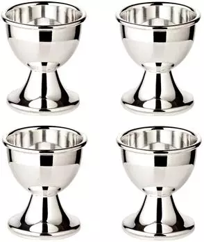 Edzard Eierbecher Classo schwerversilbert, 4er-Set, H 5cm (4240)
