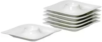Ritzenhoff & Breker Melodie Eierbecher-Set, weiß, 6-teilig (580402)