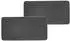 Villeroy & Boch Manufacture Rock Servierplatten-Set 2-teilig, rechteckig, schwarz, Porzellan (95097961-0)