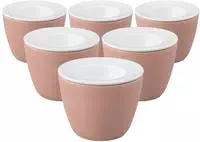SNACK AND EGG Life Fashion Posh Rose &oslash; 6,8 cm 6er Set