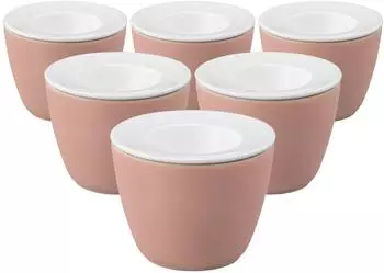 Seltmann Weiden Snack and Egg Life Fashion Eierbecher 6er Set, rosa, Porzellan (50838951-0)
