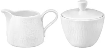 Seltmann Weiden Life Fashion Milch- und Zucker-Set Luxury White, Porzellan, 260ml