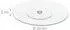 Relaxdays Drehbare Tortenplatte Glas 2er-Set