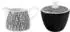 Seltmann Weiden Life Fashion Milch- und Zucker-Set Glamorous Black, Porzellan, 260ml