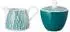 Seltmann Weiden Life Fashion Milch- und Zucker-Set Trendy Petrol, Porzellan, 260ml