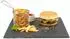 Westmark Tapas + Friends Servierplatte Naturschiefer, quadratisch, 30x30cm (693222E3)