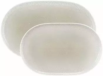 Seltmann Weiden Sento Home Servierplatten-Set 2-tlg., Porzellan, aura cream