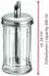 Westmark New York Zuckerdosierer 6er-Set, Glas/Edelstahl, 300ml (652422E2)