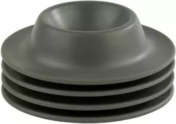 APS EGGY Eierbecher 4er-Set, Melamin, grau (85296)