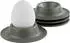 APS EGGY Eierbecher 4er-Set, Melamin, grau (85296)