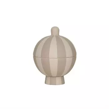 OYOY Toppu Bonbonniere Steingut, beige (M)