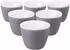 Seltmann Weiden Snack and Egg Life Fashion Eierbecher 6er-Set, Porzellan, elegant grau (69500631)