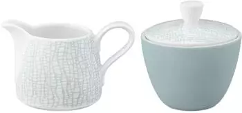 Seltmann Weiden Life Fashion Milch- und Zucker-Set Green Chic, Porzellan, 260ml