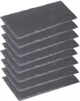 Westmark Tapas Friends Servierplatten Naturschiefer 30x10cm, 8 St&uuml;ck (694222E3)