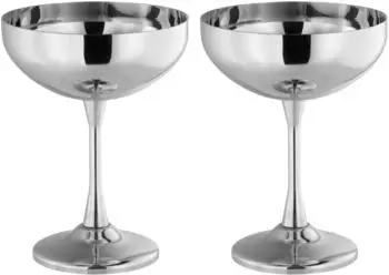 APS FRIGIO Eisbecher-Set, 2-teilig, 260ml, Edelstahl hochglanzpoliert (40911)