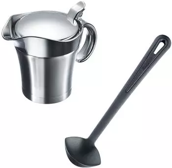 Westmark Thermo-Sauciere mit So&szlig;enkelle Gentle 0,5l, Edelstahl (622422E6)